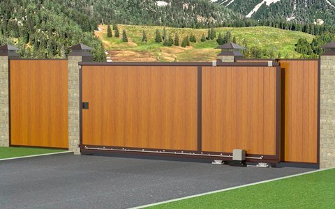 Откатные ворота Doorhan серии slg-a (2100х2000)